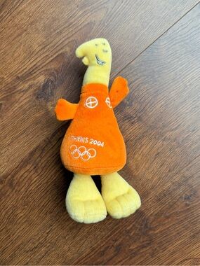 Athens 2004 Olympic Plush Mascot - Orange & Yellow
